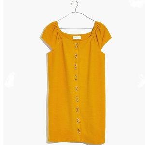 Madewell Texture & Thread Cap-Sleeve Dress